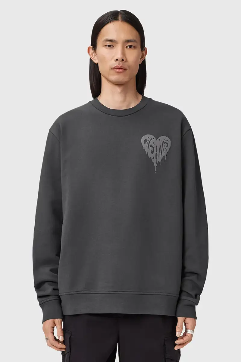 felpa in cotone TRIP uomo colore grigio M024ND