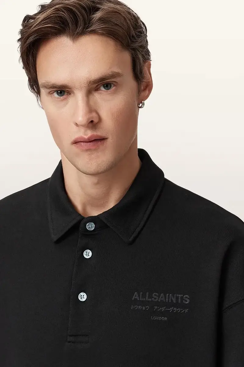 felpa in cotone XANDER uomo colore nero M020NC miniatura 2