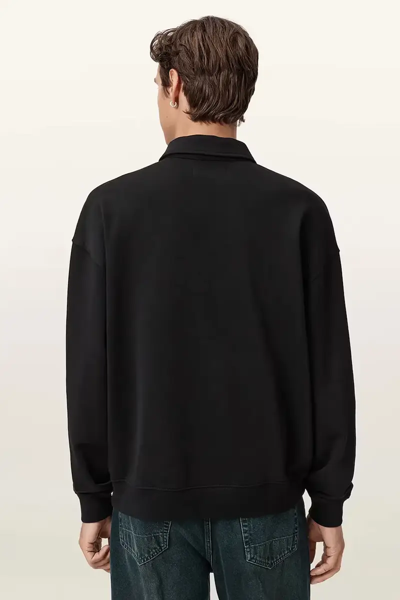 felpa in cotone XANDER uomo colore nero M020NC miniatura 3