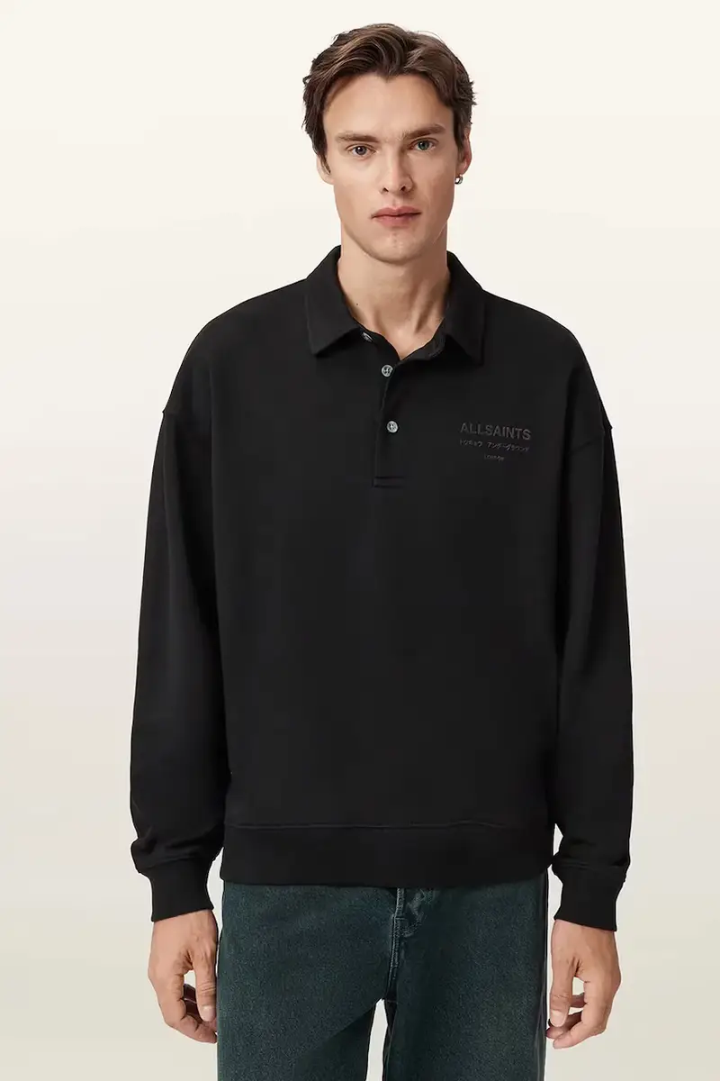 felpa in cotone XANDER uomo colore nero M020NC miniatura 4