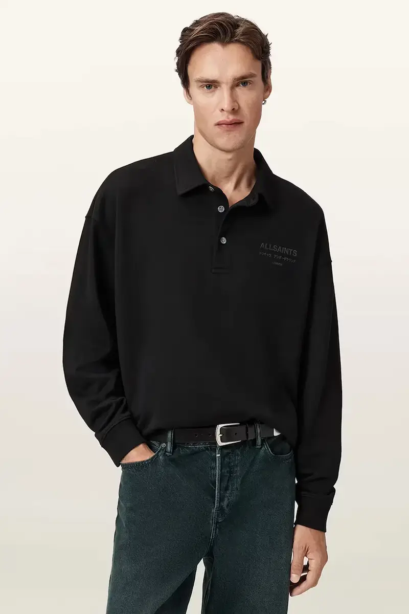 felpa in cotone XANDER uomo colore nero M020NC