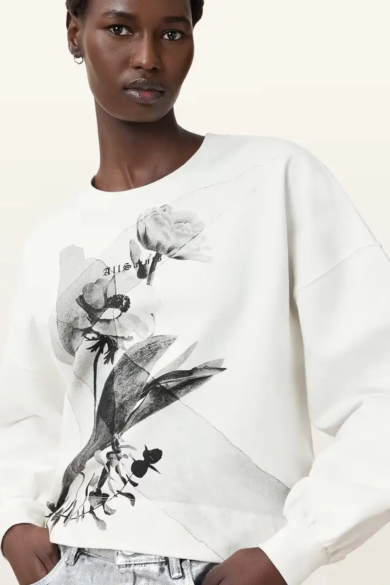 felpa LYSS donna colore bianco W147JC miniatura 2