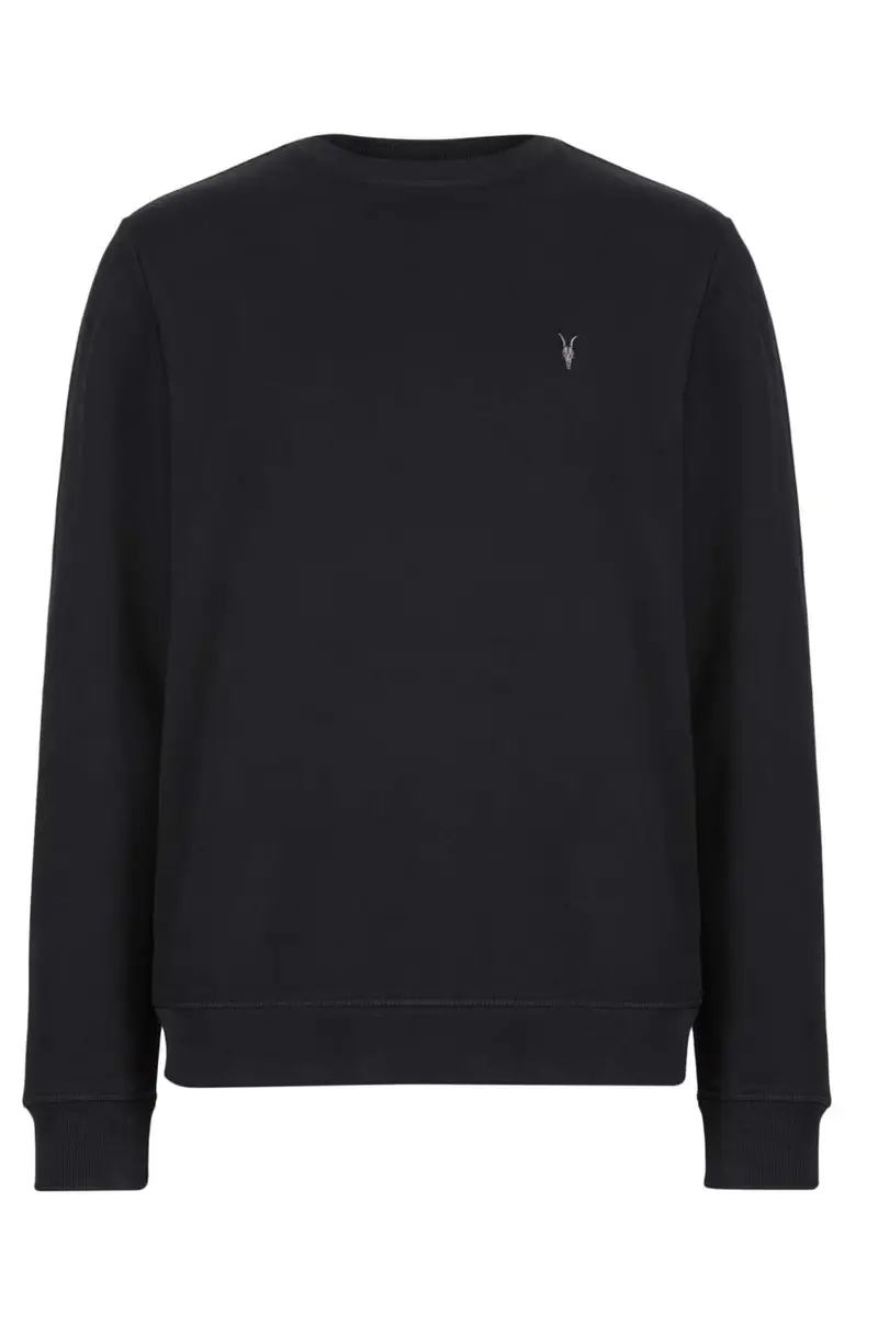 felpa RAVEN CREW uomo Nero miniatura 5