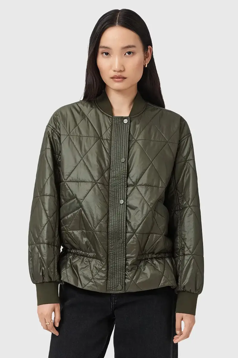 giacca bomber ALII colore verde W051OD
