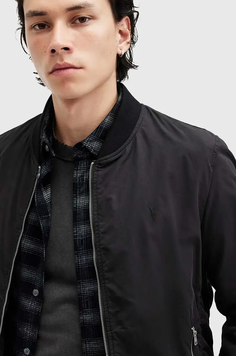 giacca bomber BASSETT uomo colore nero M077OB miniatura 2