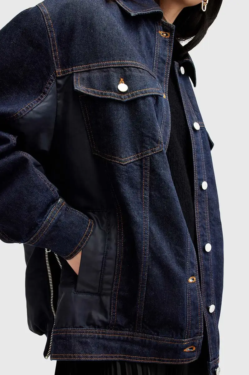 giacca bomber DILLAN BOMBER donna colore blu navy W007OA miniatura 3