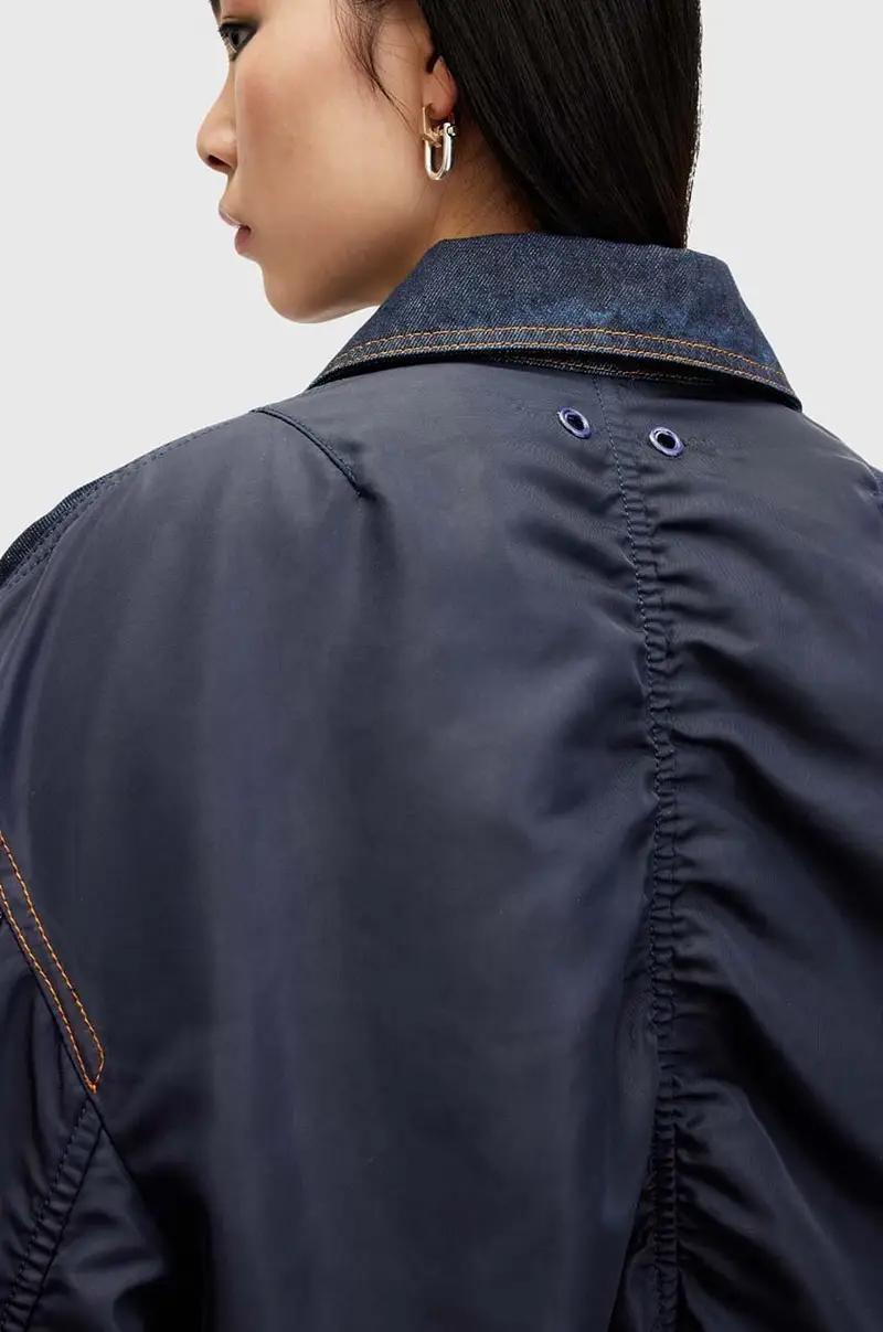 giacca bomber DILLAN BOMBER donna colore blu navy W007OA miniatura 4