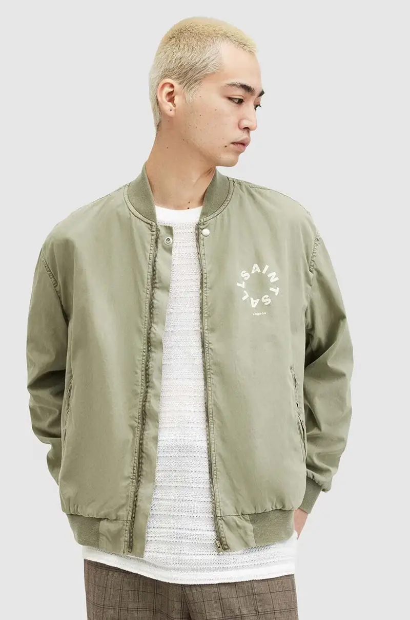 giacca bomber TIERRA FADED BOMBER uomo colore verde M006OA