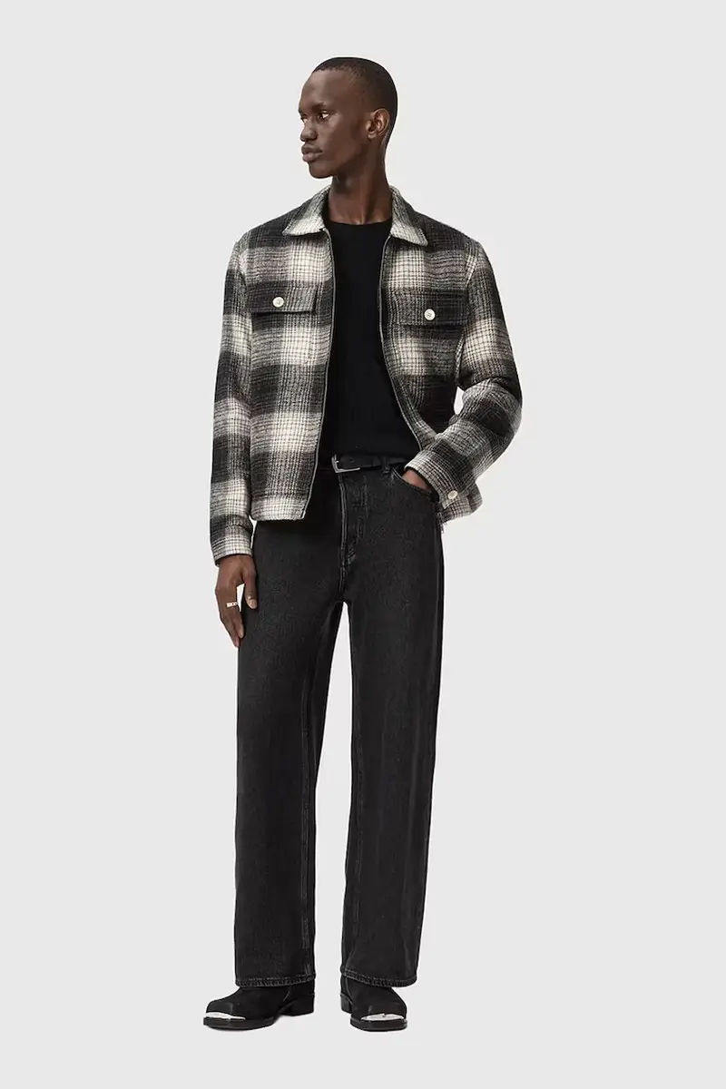 giacca-camicia di cotone Grigio miniatura 3