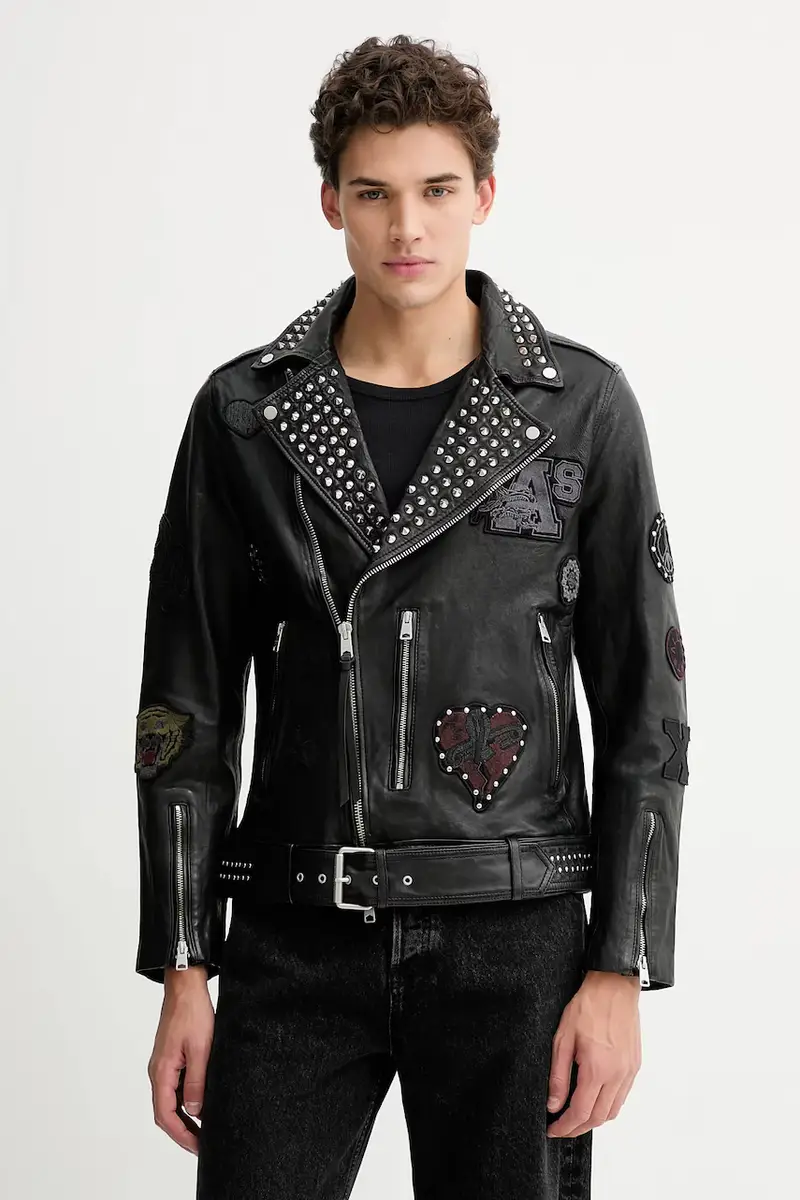 giacca da motociclista COLE Nero