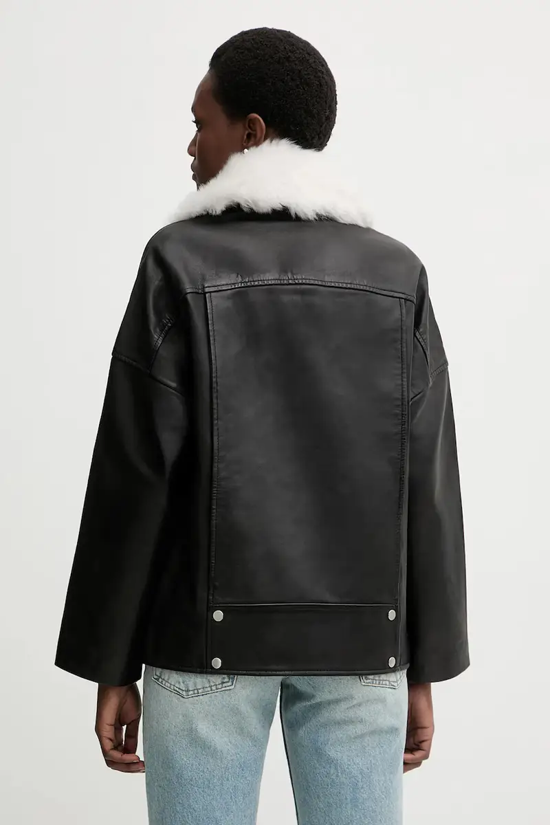 giacca da motociclista VENDRA Nero miniatura 3