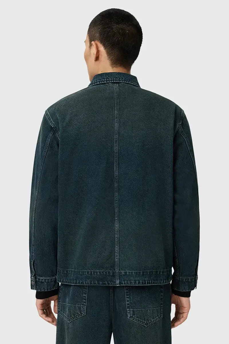 giacca di jeans CASTLEFORD colore blu navy M029OD miniatura 5