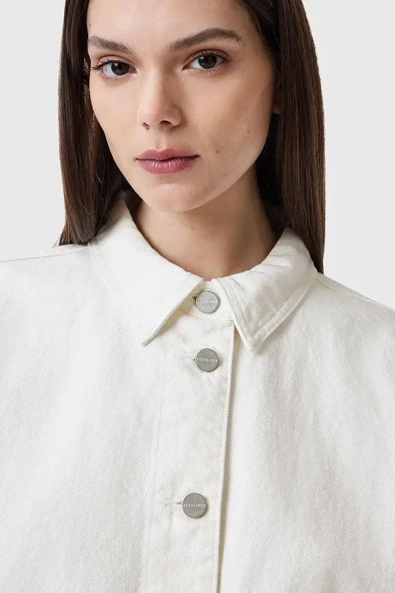 giacca di jeans HETTIE FRAY colore bianco W007PC miniatura 3