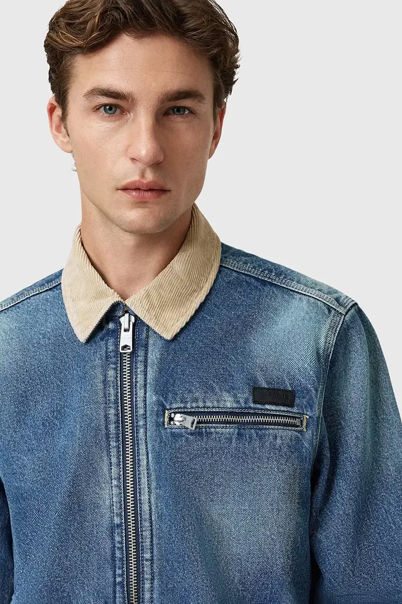 giacca di jeans ROTHWELL colore blu M030OD miniatura 2