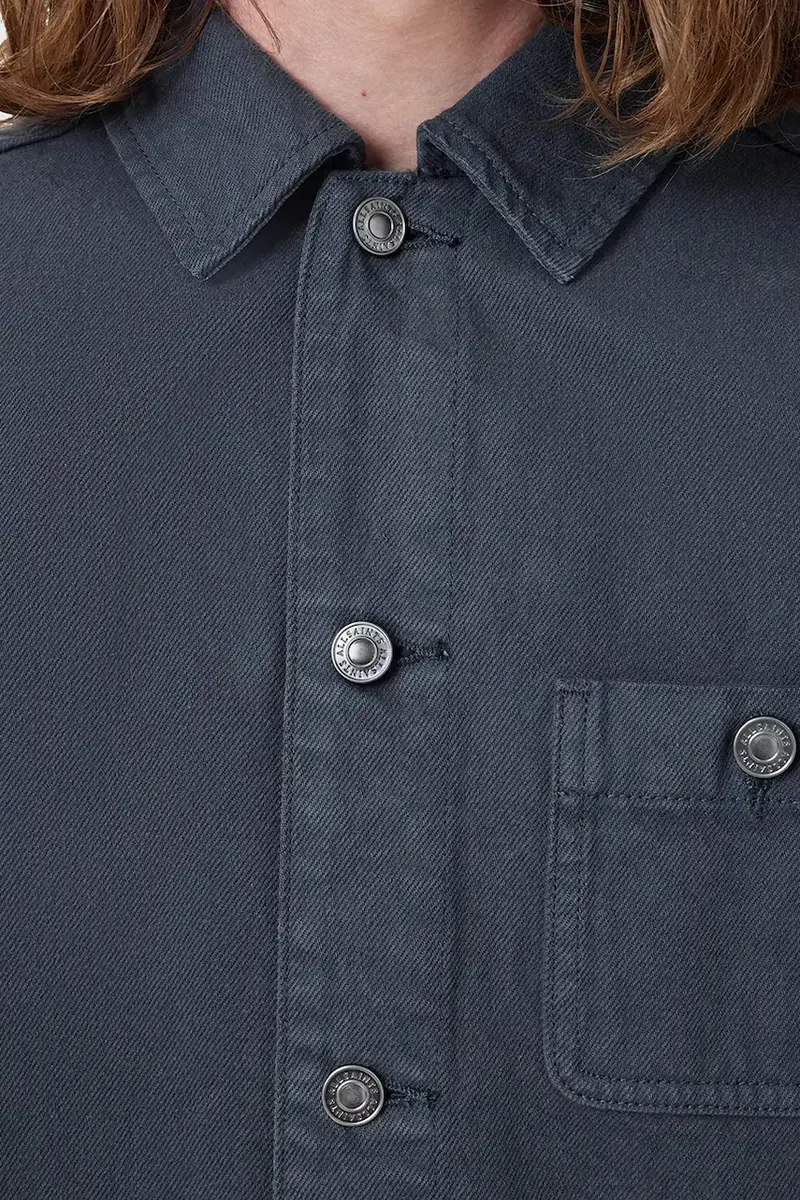 giacca in cotone EAVIS CHORE colore blu navy M015OC miniatura 3