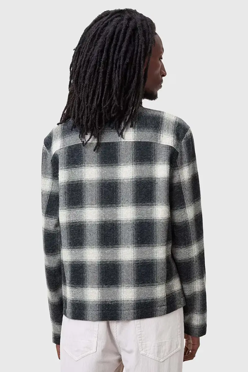 giacca in cotone ELLIS colore nero M001OC miniatura 5