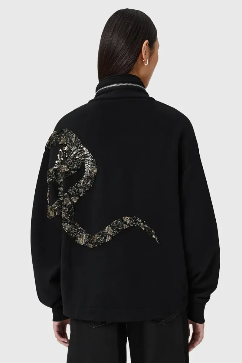 giacca in cotone Nero miniatura 2