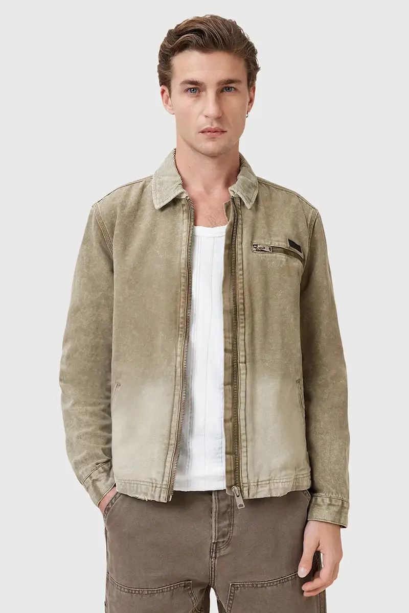 giacca in cotone ROTHWELL colore beige M013OC