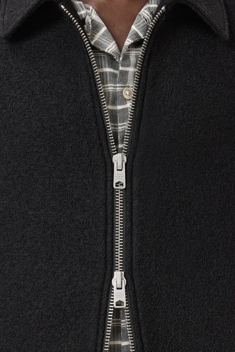 giacca in lana CELESTE colore nero M011OD miniatura 3