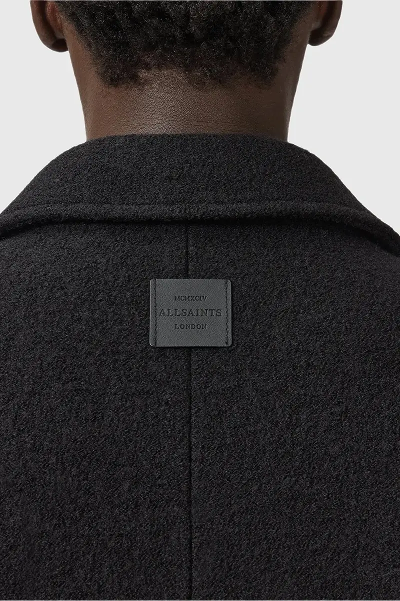 giacca in lana CELESTE colore nero M011OD miniatura 4