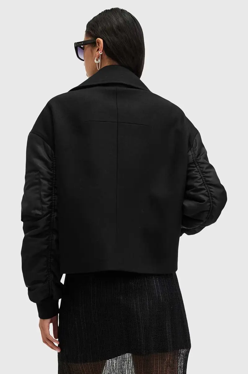 giacca in lana ORLA colore nero W058OB miniatura 4