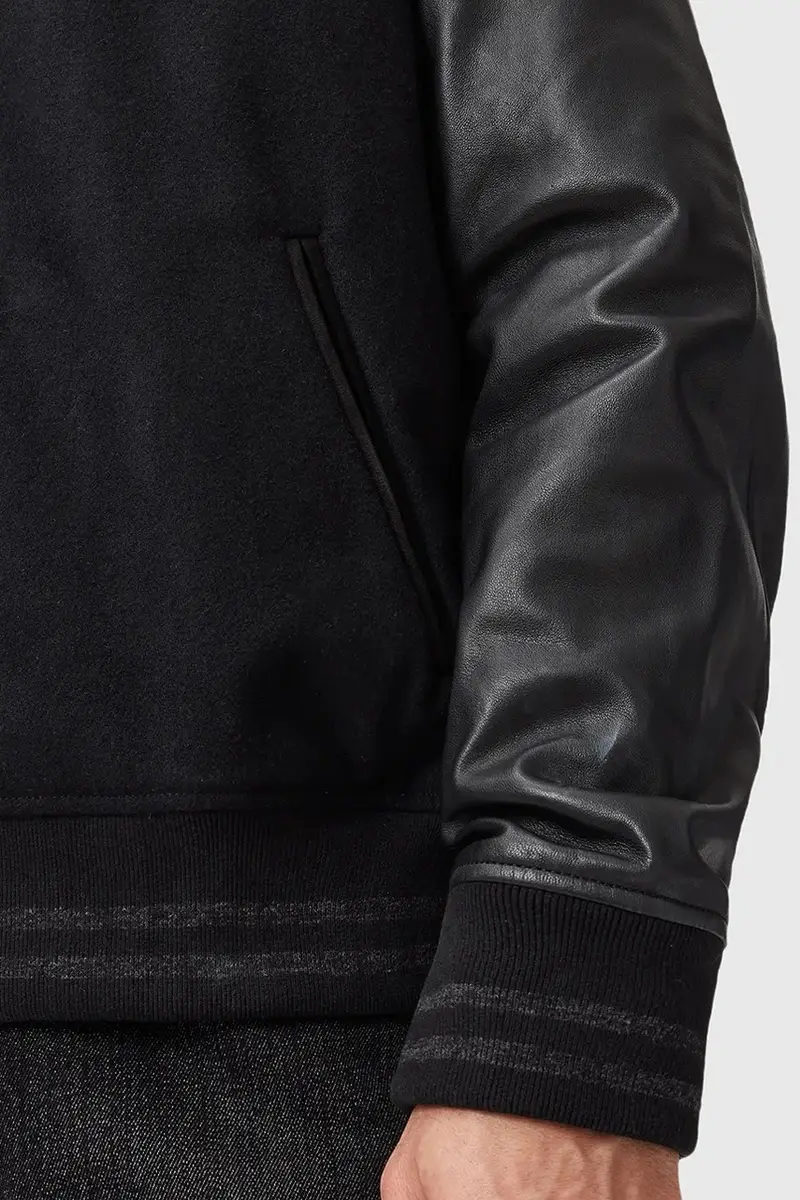 giacca in pelle ENDLETON colore nero M012LC miniatura 4