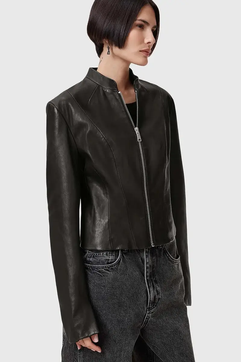 giacca in pelle SADLER colore nero W139LB miniatura 2