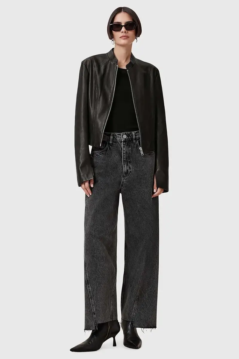 giacca in pelle SADLER colore nero W139LB miniatura 5