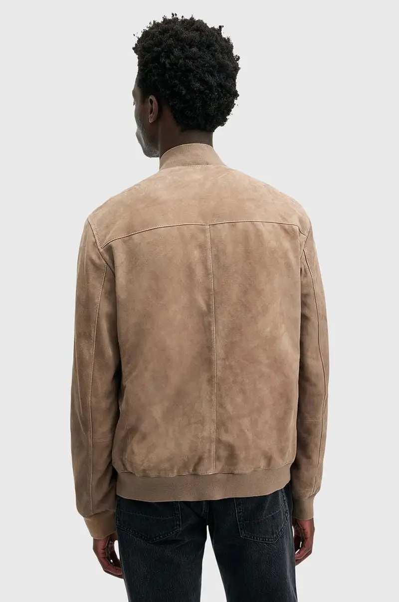 giacca in pelle scamosciata KEMBLE uomo colore marrone M067LB miniatura 4