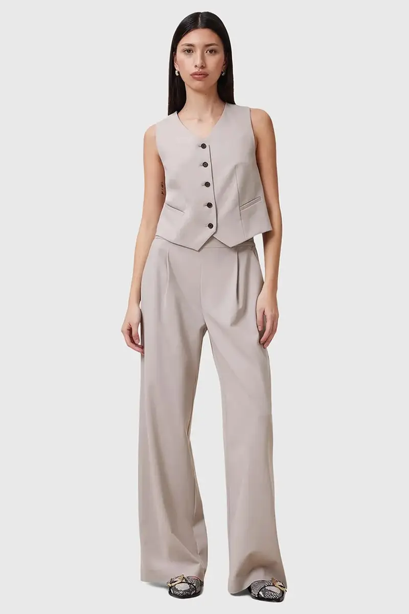 gilet ALEIDA colore beige W005QC miniatura 4