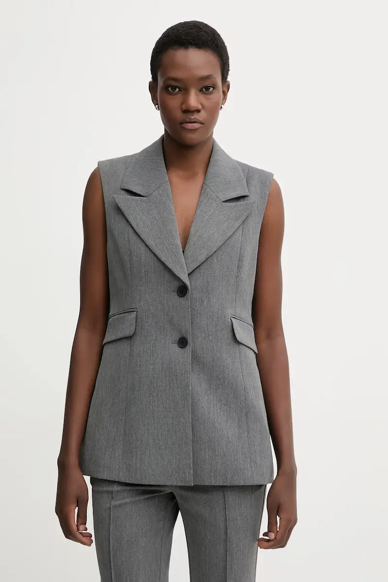 AllSaints Gilet Grigio 3956303