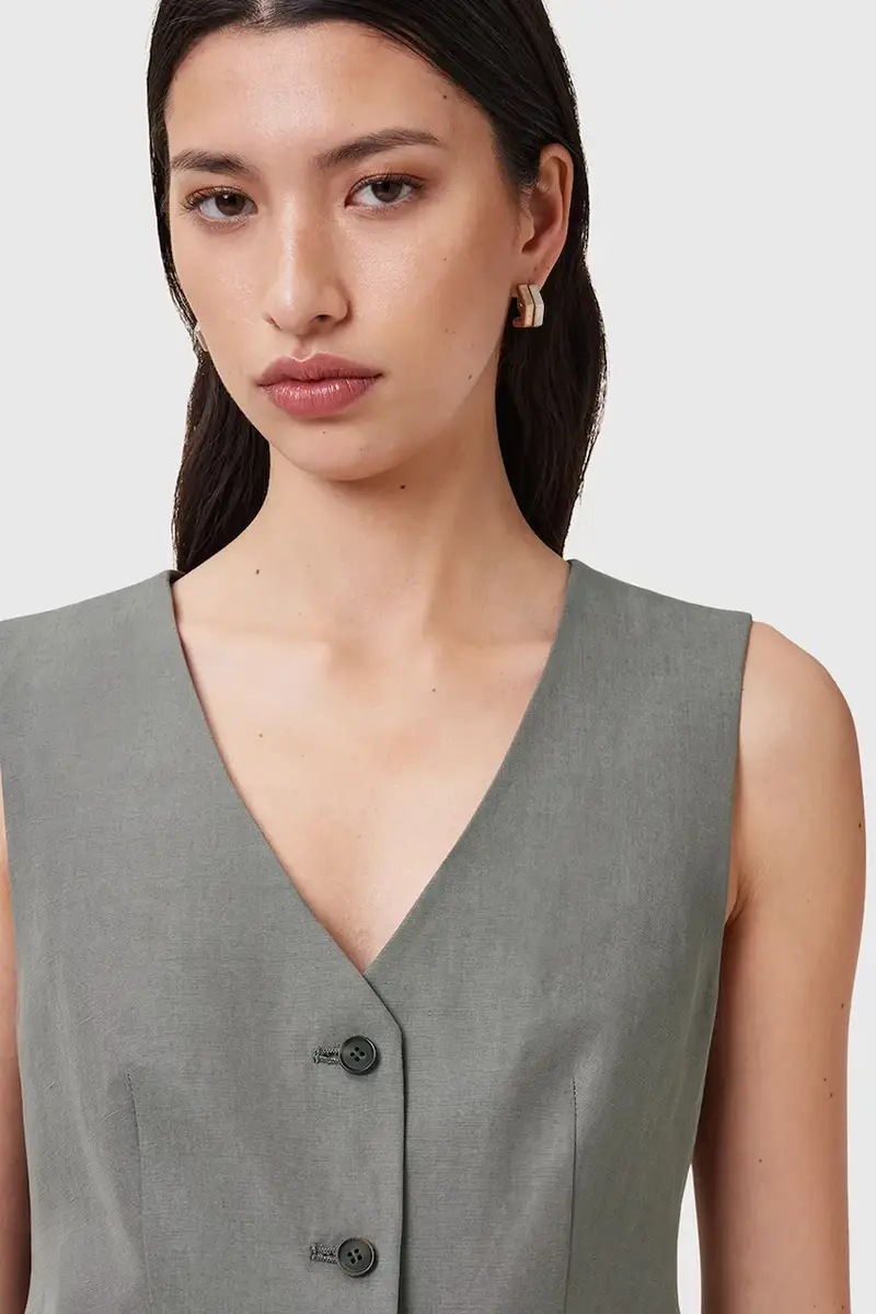 gilet AVERIE colore grigio W044QC miniatura 2