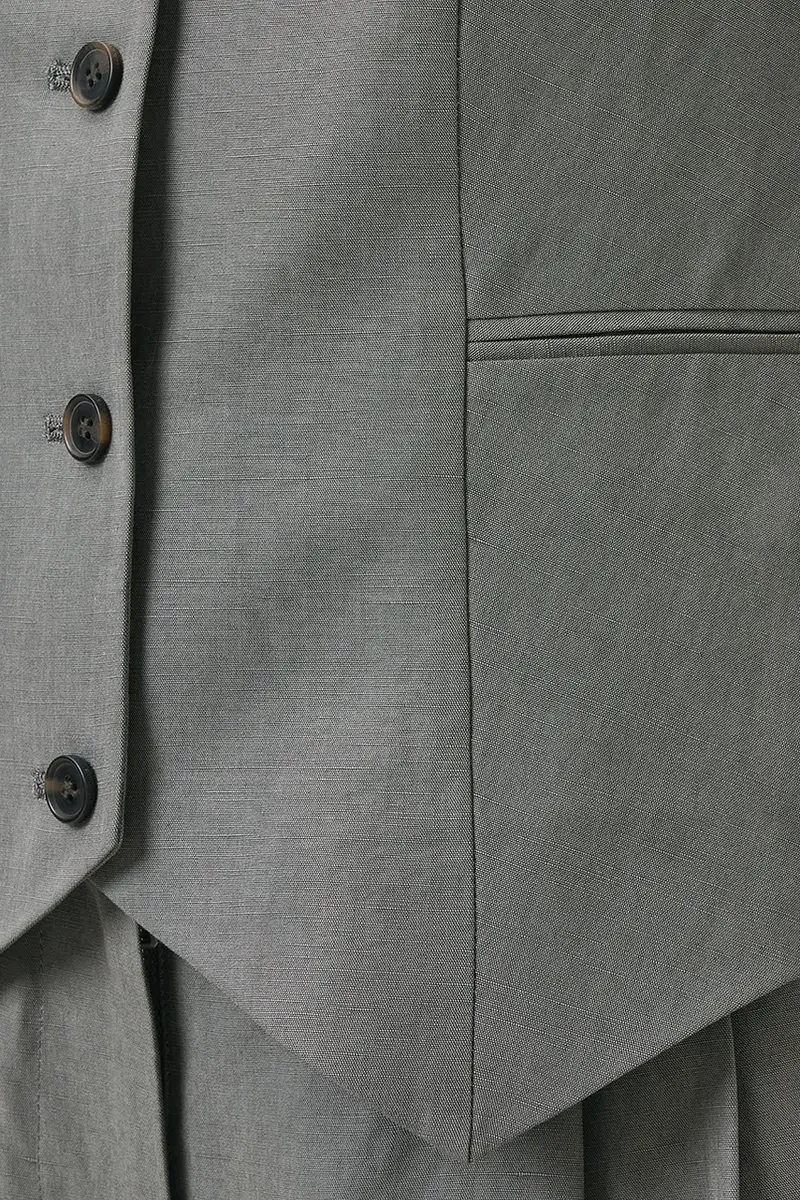 gilet AVERIE colore grigio W044QC miniatura 3