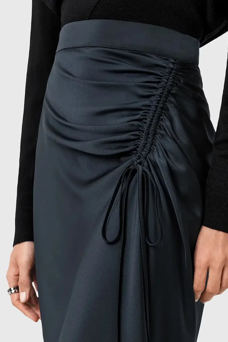 gonna ALEXIA colore nero W051RB Blu navy miniatura 3