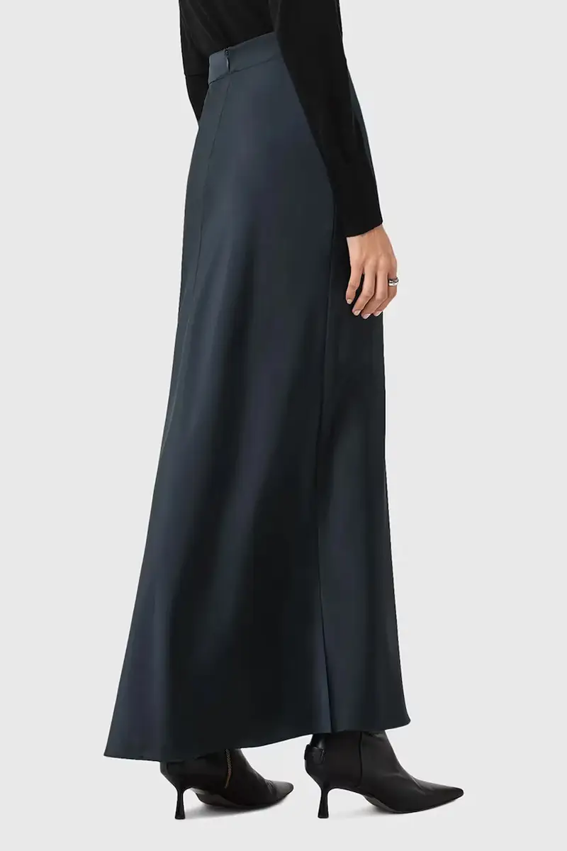 gonna ALEXIA colore nero W051RB Blu navy miniatura 4