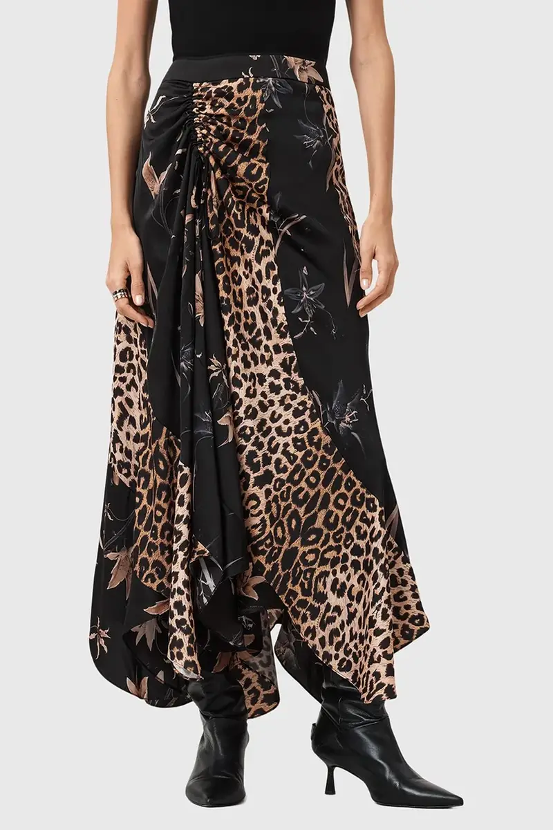 gonna ARLEEN colore nero W006RD miniatura 2