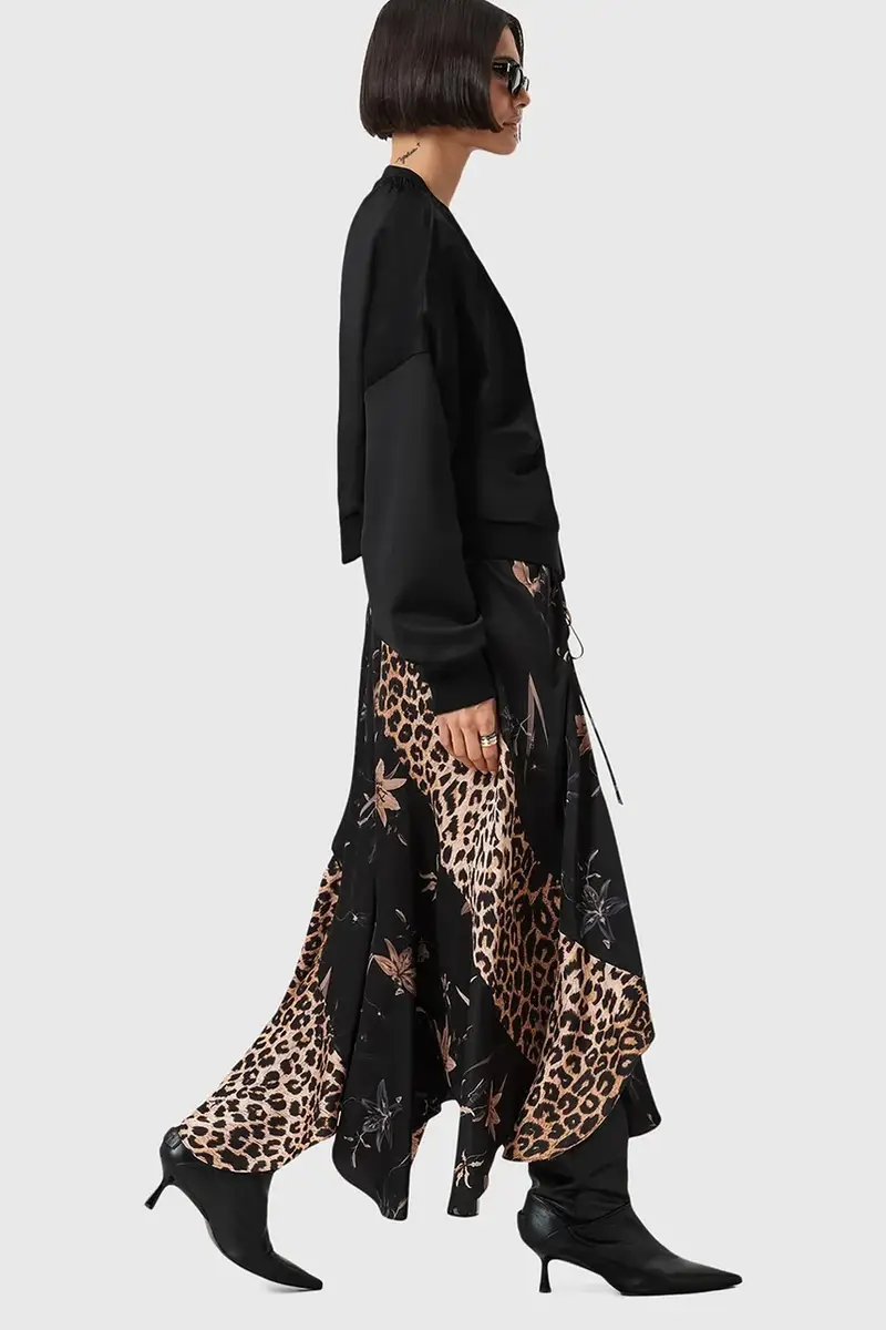 gonna ARLEEN colore nero W006RD miniatura 5