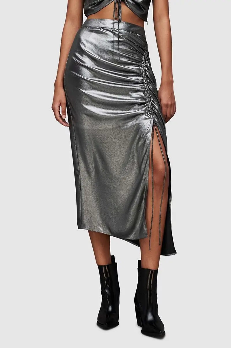 gonna Carla colore grigio miniatura 3