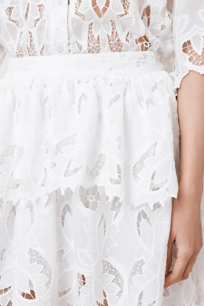 gonna CAVARLY colore bianco W096RC miniatura 3