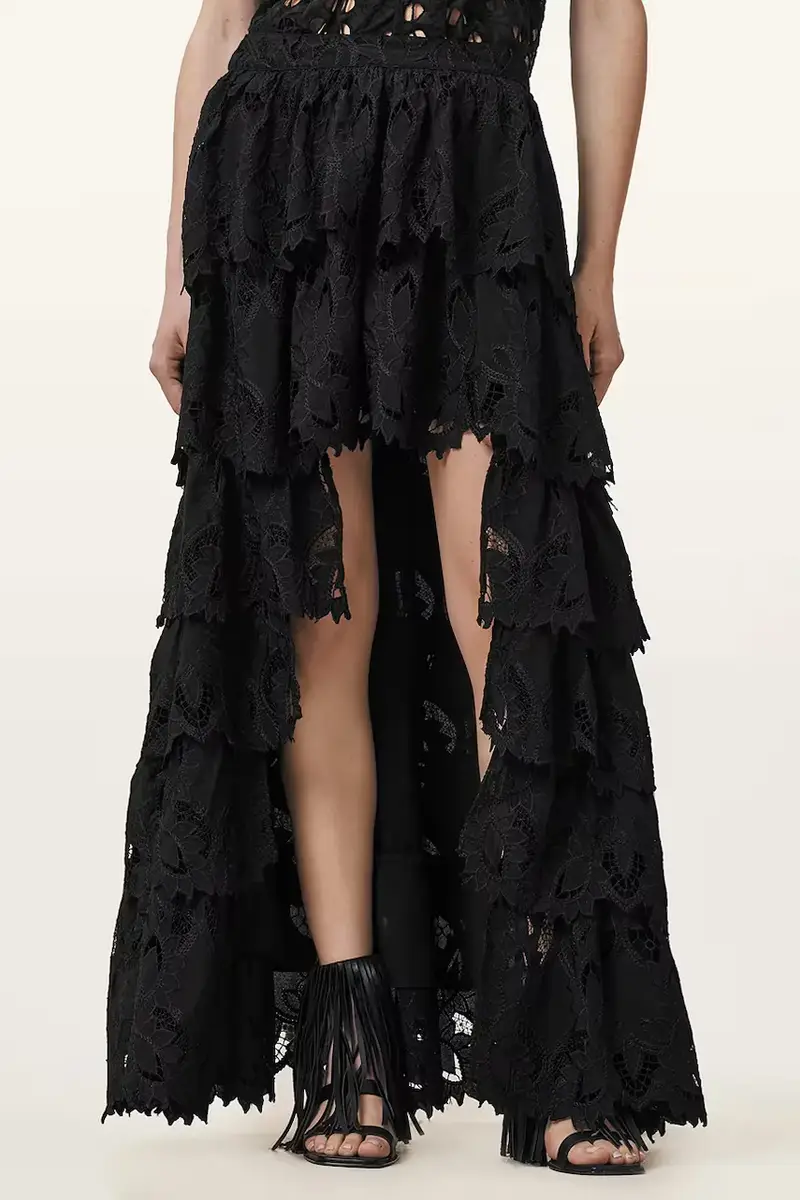 gonna CAVARLY colore nero W096RC miniatura 2