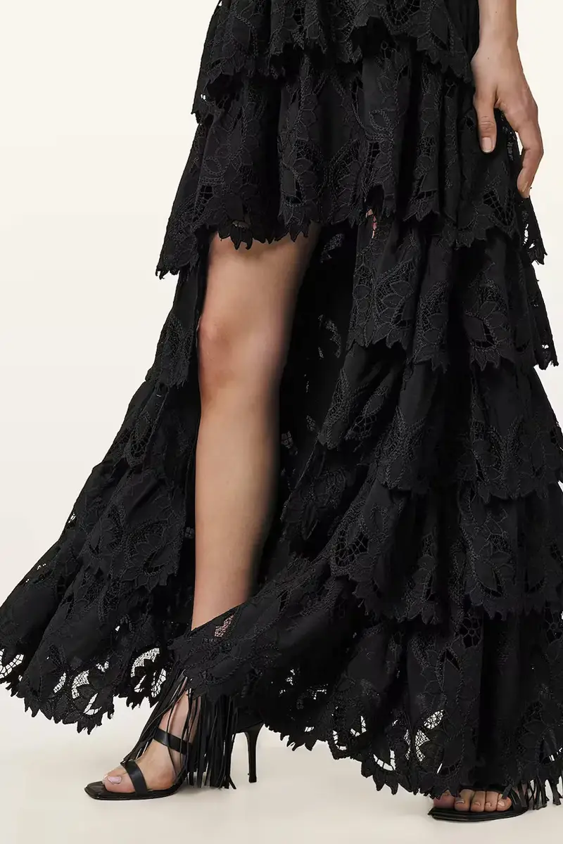 gonna CAVARLY colore nero W096RC miniatura 3