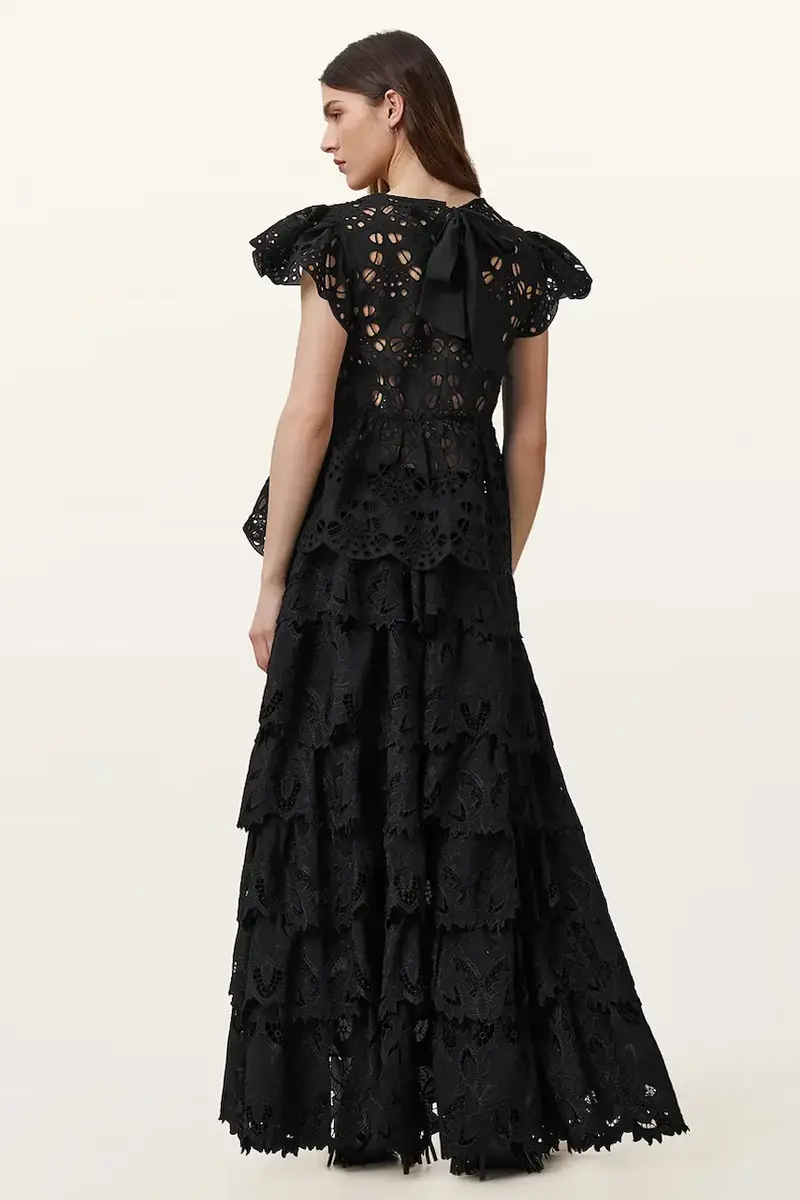 gonna CAVARLY colore nero W096RC miniatura 5