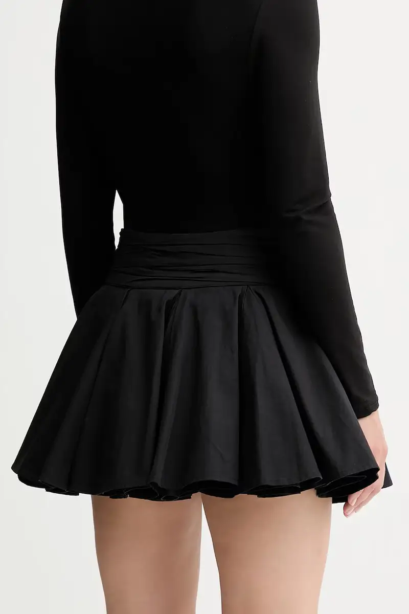 gonna in cotone TULIP colore blu W016RD Nero miniatura 3