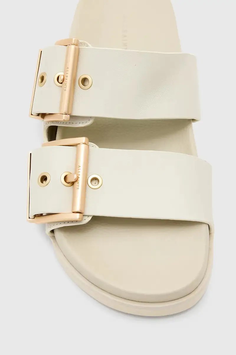 infradito in pelle Sian Sandal donna colore beige W034FC miniatura 5