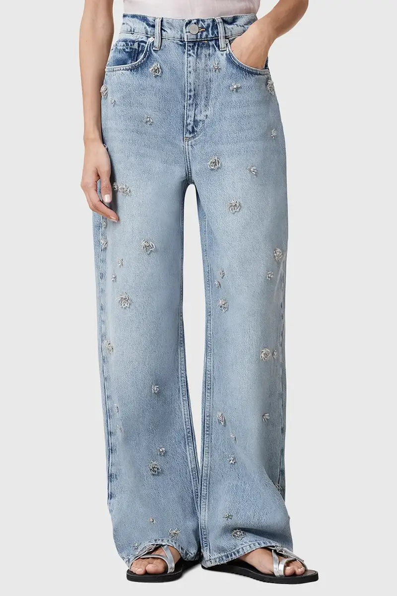 AllSaints Jeans Donna Blu 3840961 miniatura 2