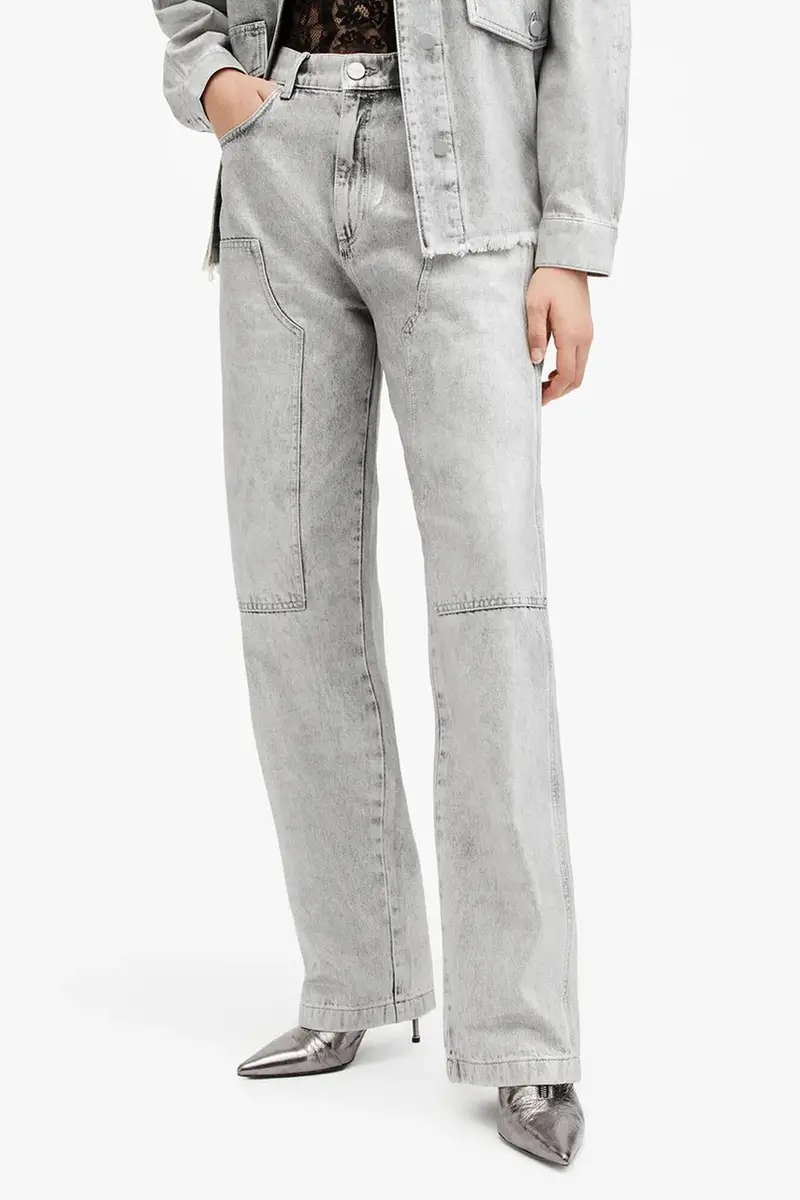 jeans in cotone MIA colore grigio W056EB miniatura 2