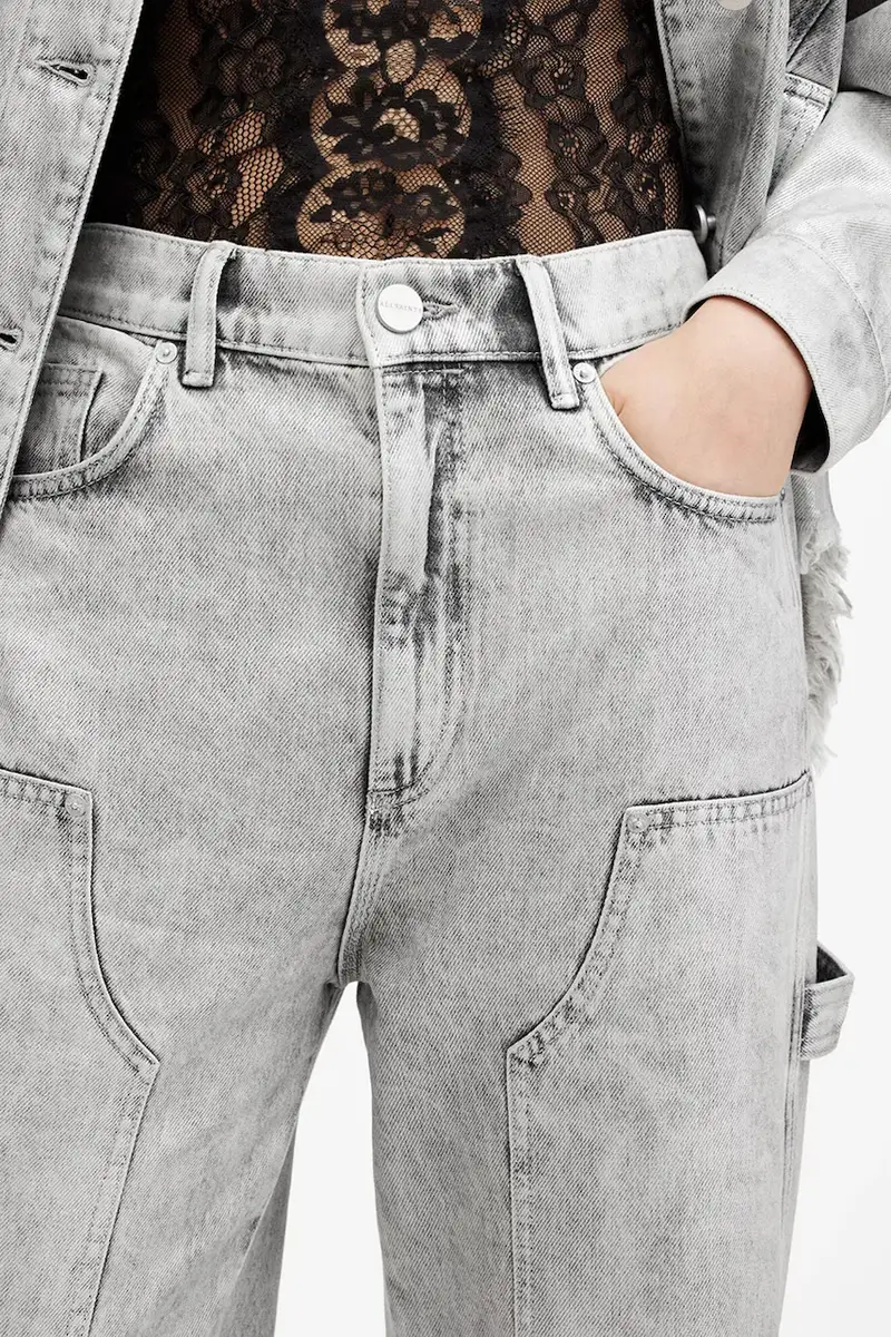 jeans in cotone MIA colore grigio W056EB miniatura 3