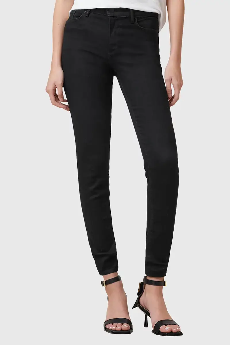 AllSaints Jeans Donna Nero 3627596 miniatura 2