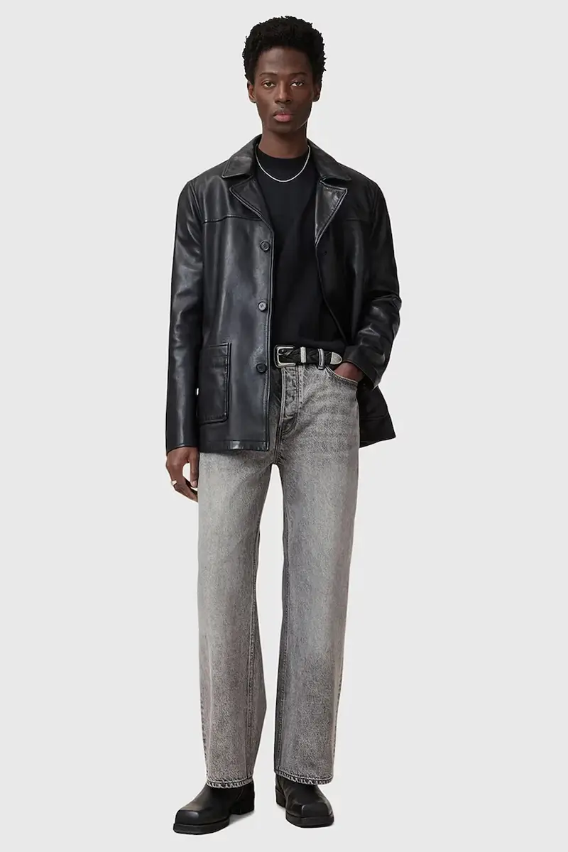 AllSaints Jeans Uomo Grigio 3249865