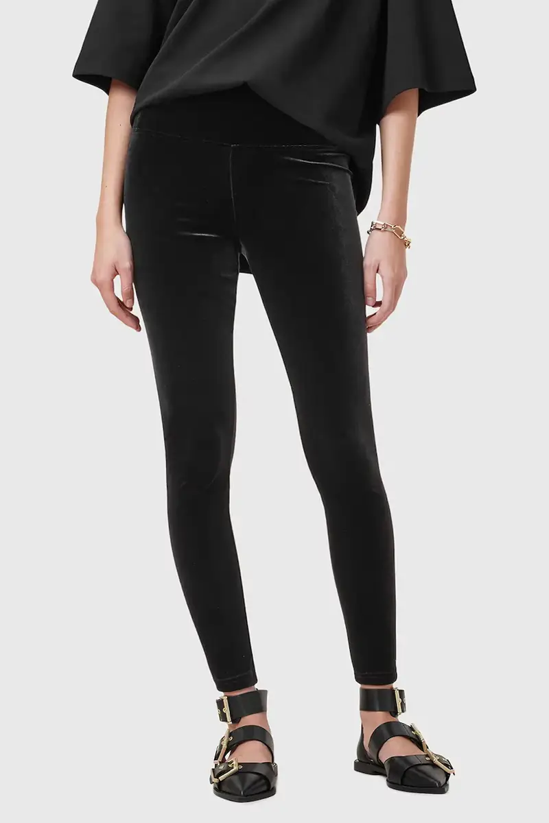 AllSaints Leggings Donna Nero 3263058 miniatura 2